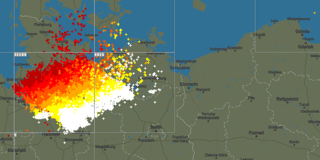 Warunki do rozwoju burz znakomite to co nie zagrało?