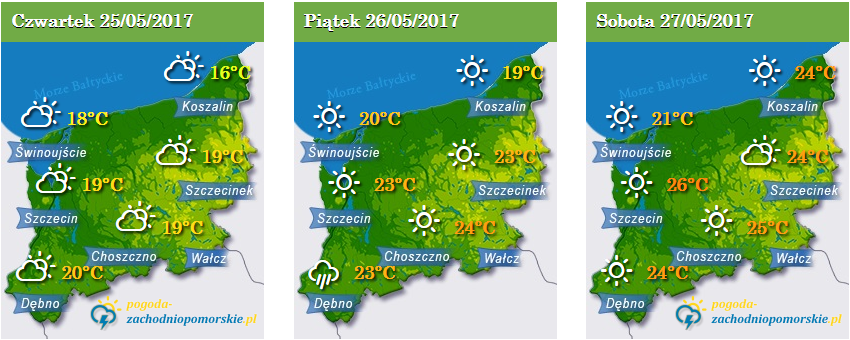 PRZED NAMI CHŁODNY, ALE SUCHY CZWARTEK I PIĄTEK. POTEM OCIEPLENIE, A OD NIEDZIELI BARDZO WYSOKIE TEMPERATURY POWIETRZA.