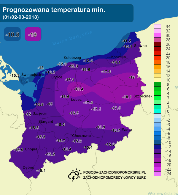 Najbliższe noc będą bardzo mroźne. Miejscami temperatura spadnie nawet do -20 stopni.