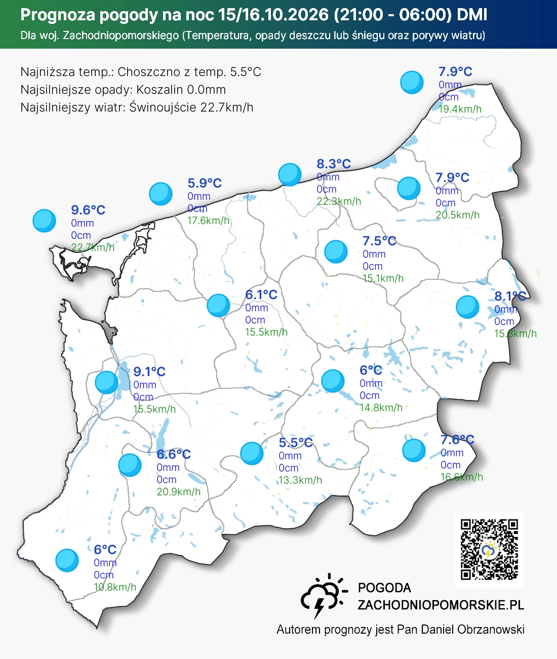 Mapa Noc