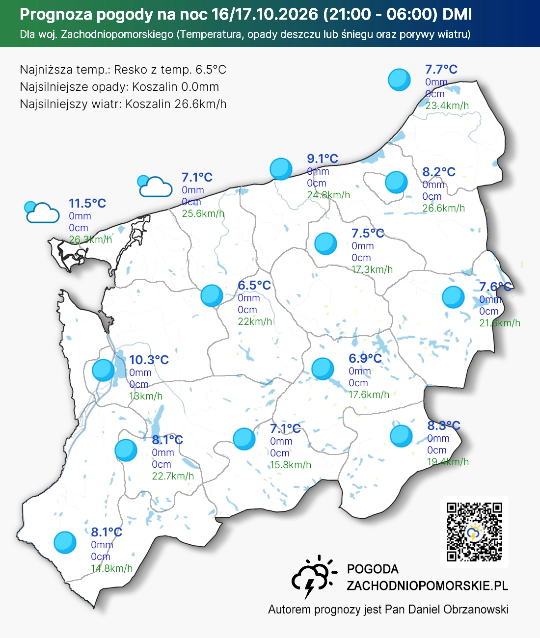 Mapa Noc