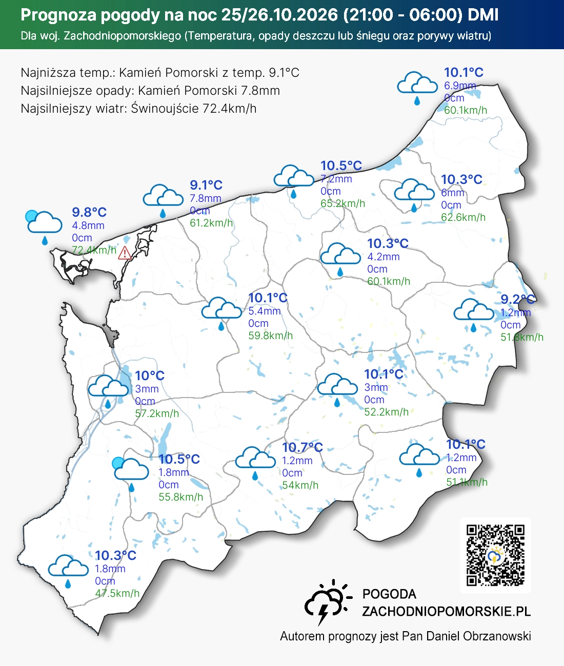 Mapa Noc