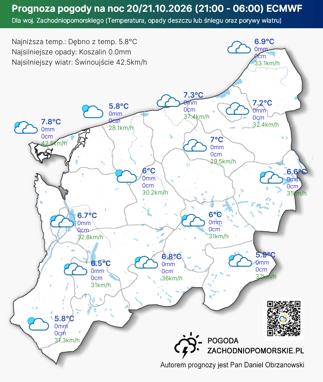 Mapa Noc
