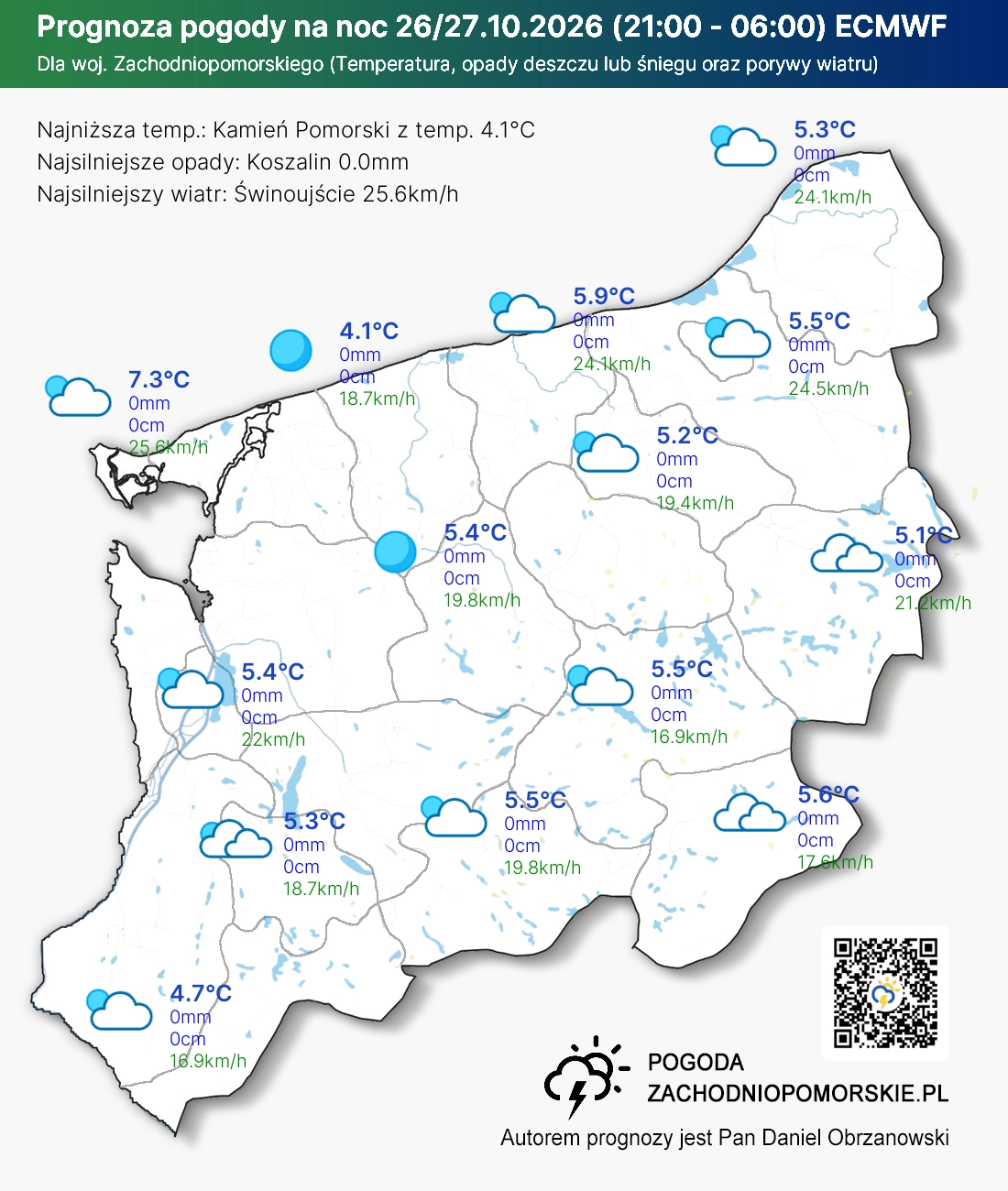 Mapa Noc