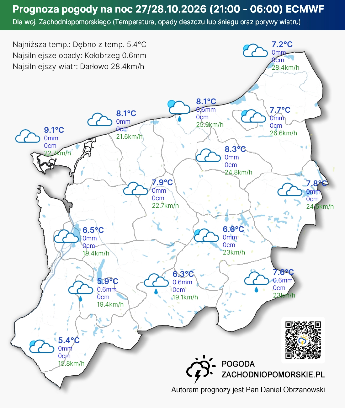 Mapa Noc