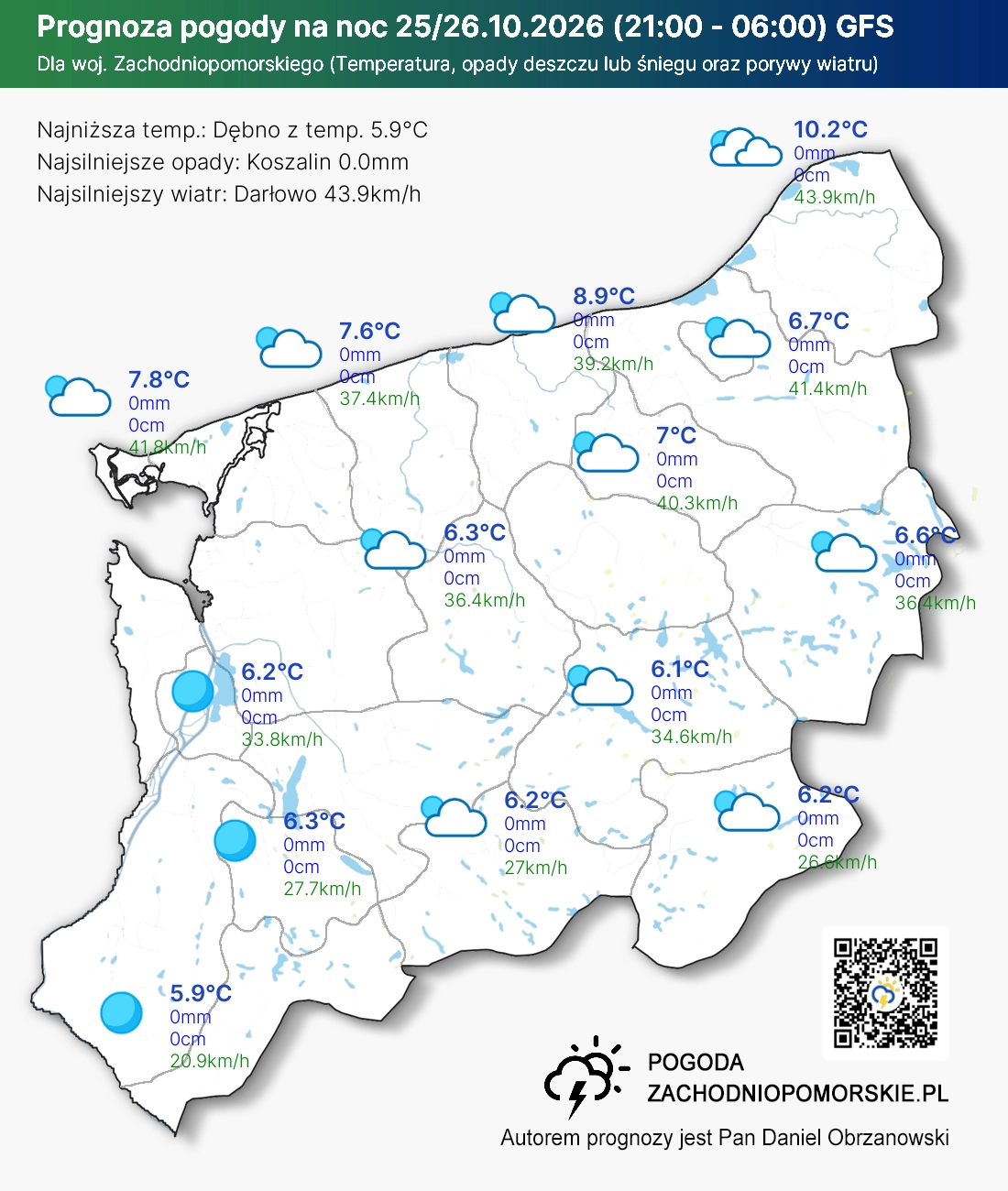 Mapa Noc
