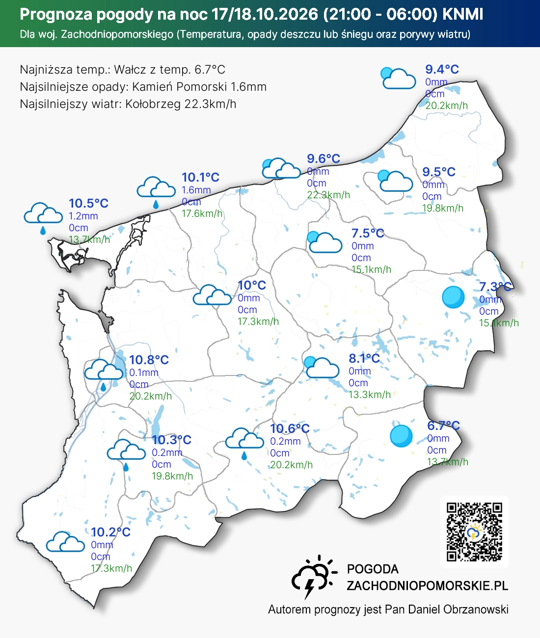 Mapa Noc