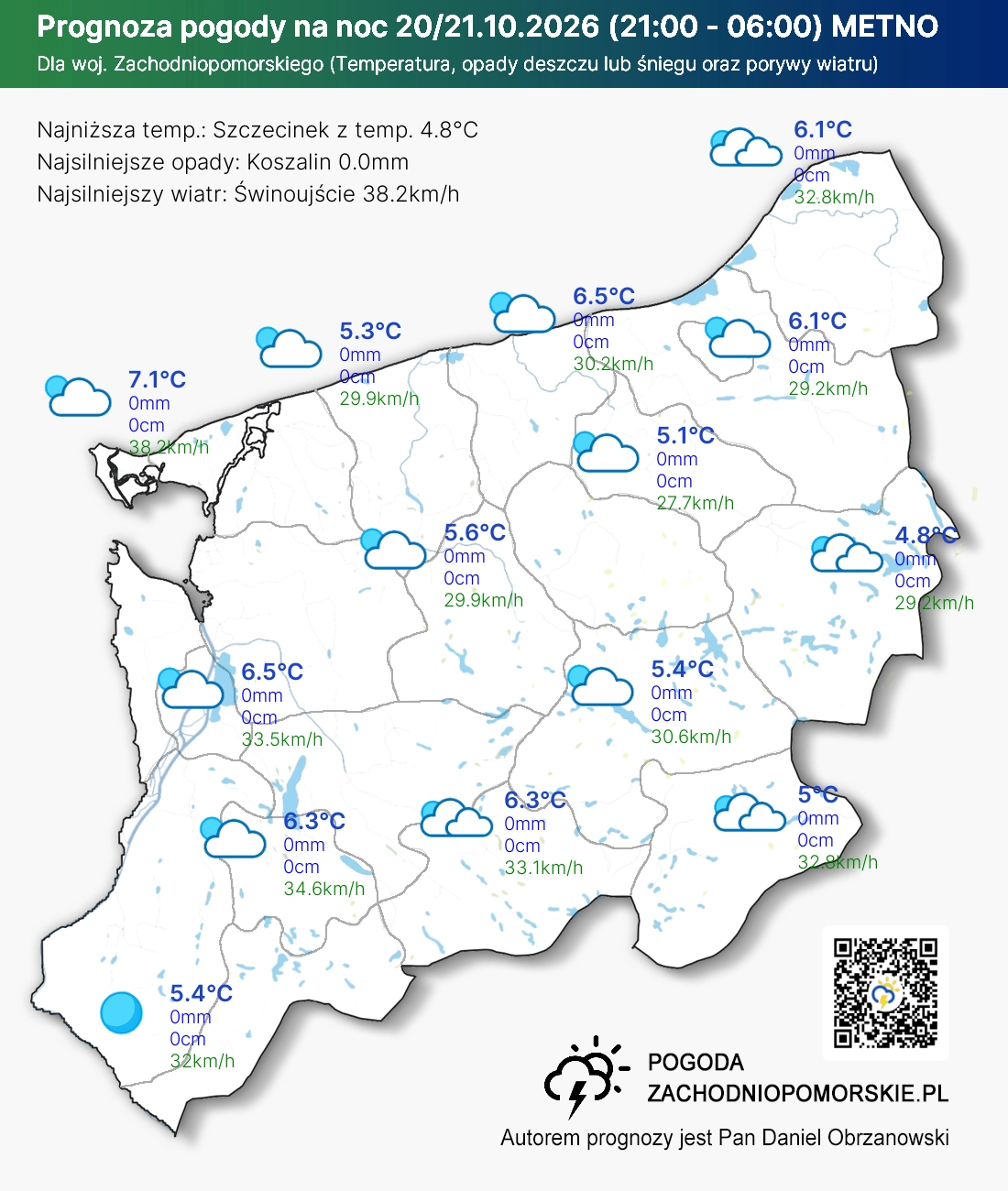 Mapa Noc