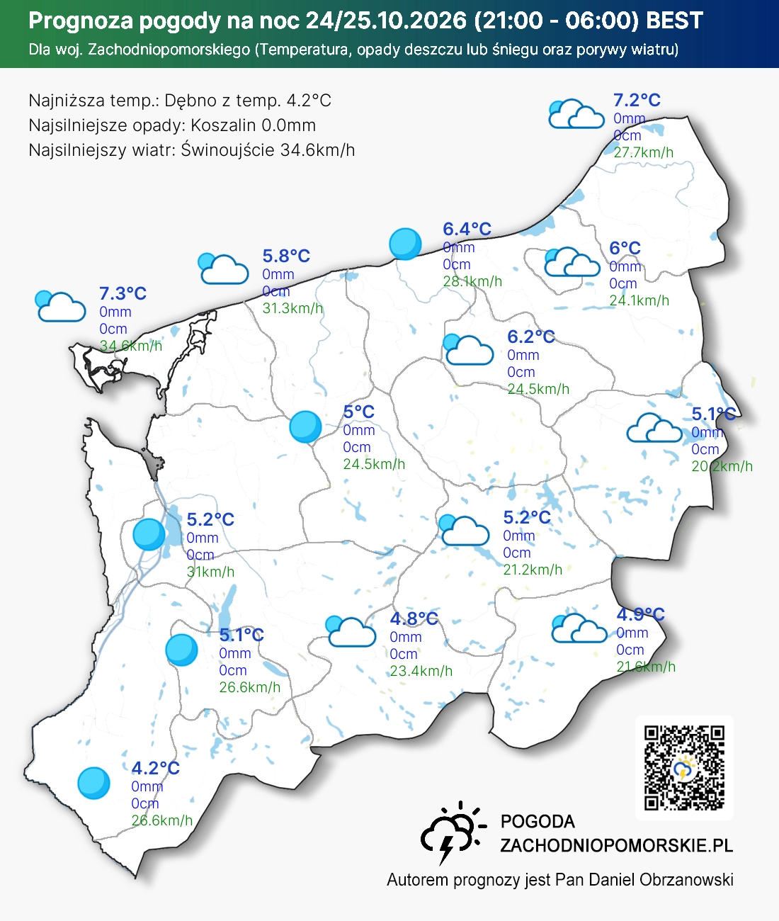 Mapa Noc