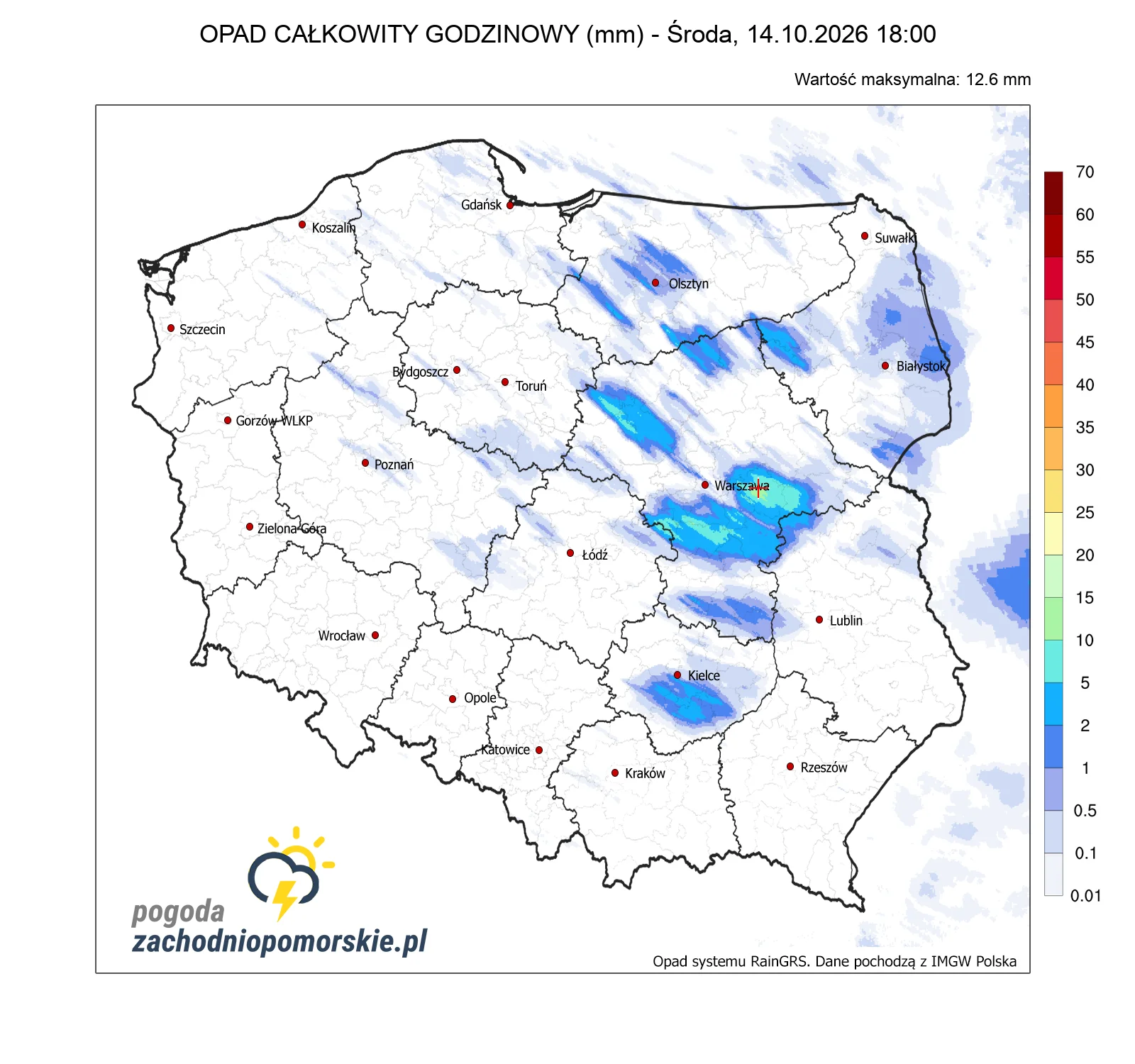 Mapa opadów